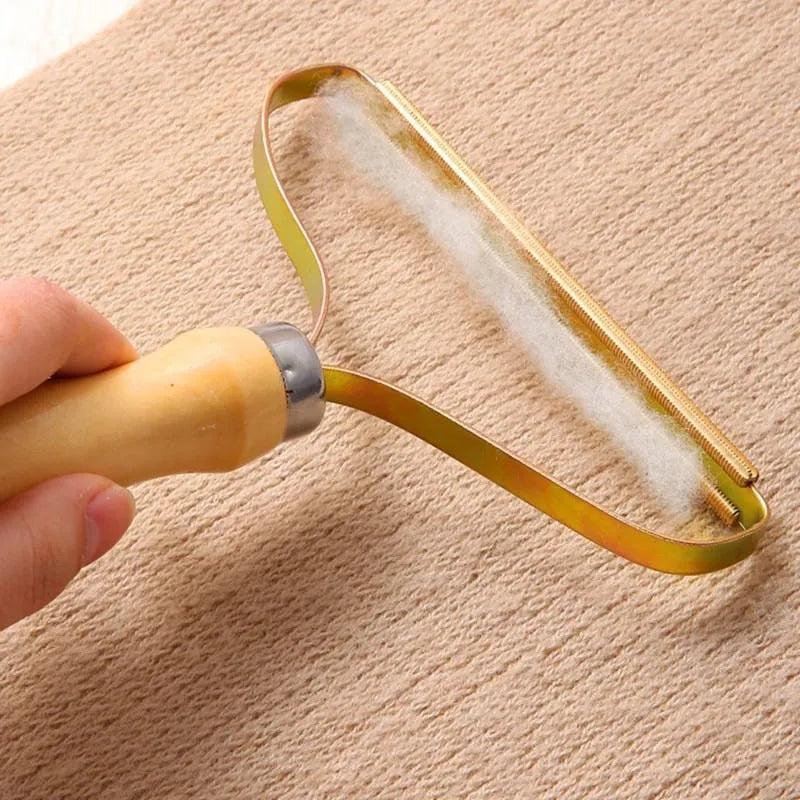 Wooden Handle Hair Remover
